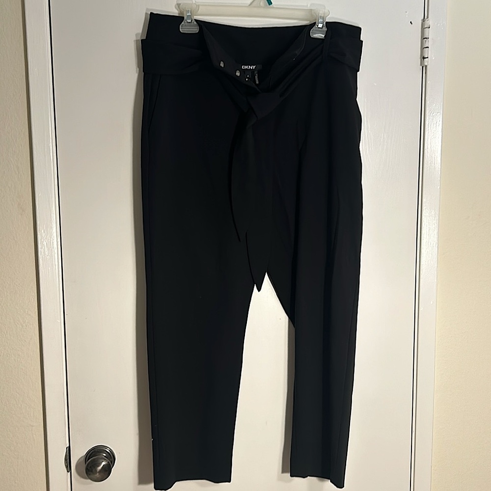 DKNY Classic Black Trousers Size 12